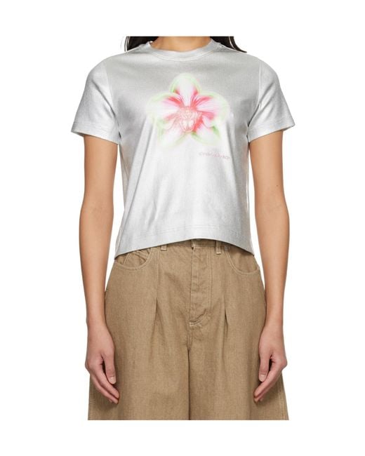 Casablanca White Short-Sleeved T-Shirt