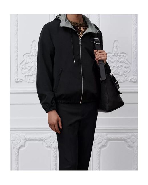 Dior Black Reversible Casual Jacket for men