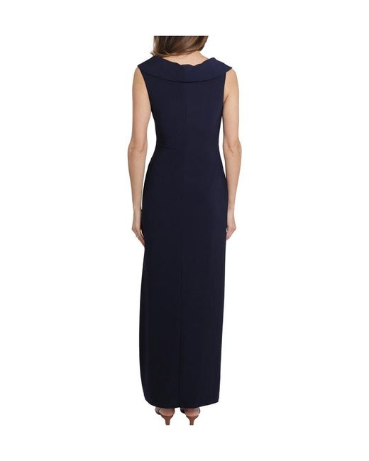 Ralph Lauren Black Lauren V-Neck Sleeveless Maxi Dress
