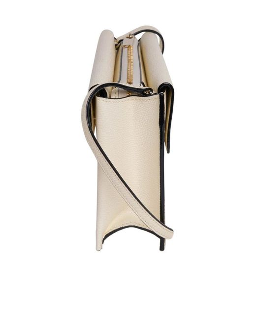 Valextra Natural Pocket Large Crossbody Bag