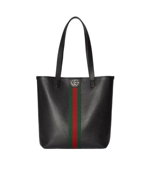 Gucci Black Ophidia Medium Tote Bag