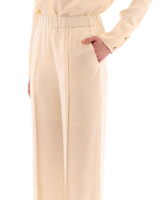 Jil Sander Natural Logo Casual Pants