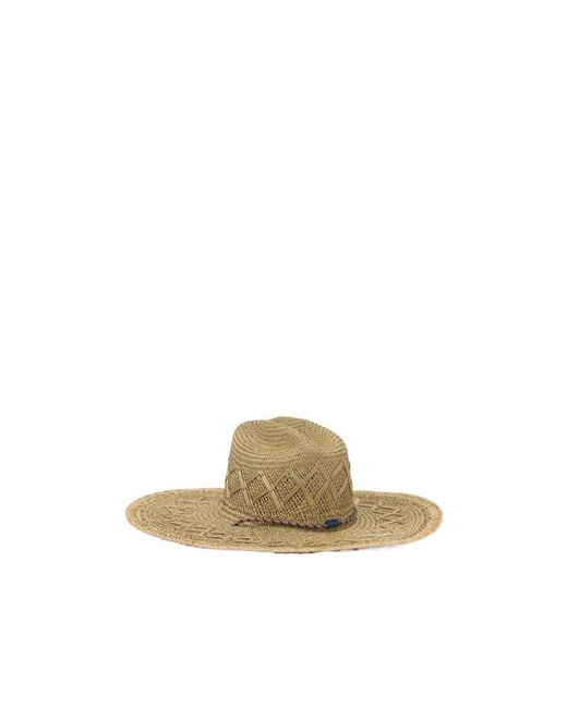 Prada Metallic Woven Straw Hat for men