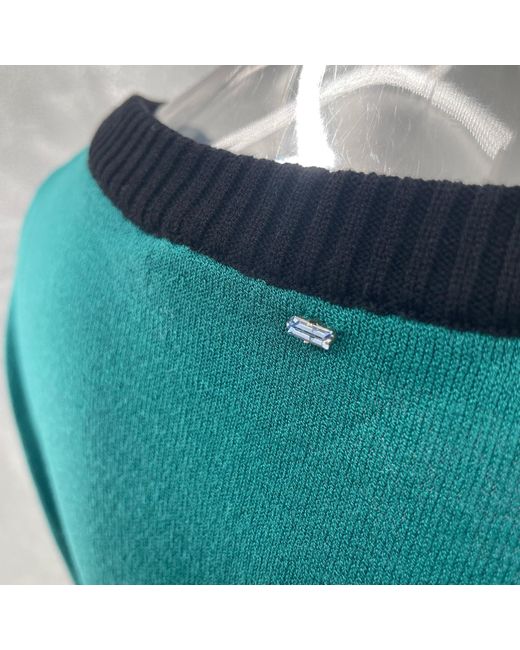 Sportmax Blue Long-Sleeved Sweater