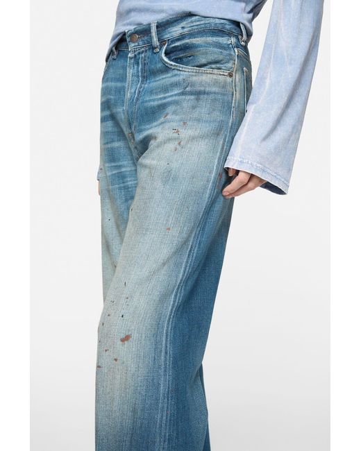 Acne Blue 2021F Regular Fit Jeans
