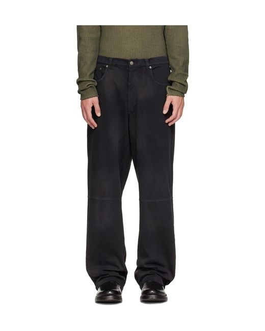 424 Black Academy Trousers for men