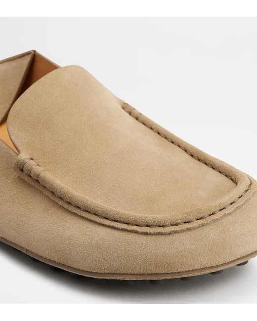 Tod's Natural Gommino Slip-On Loafers for men