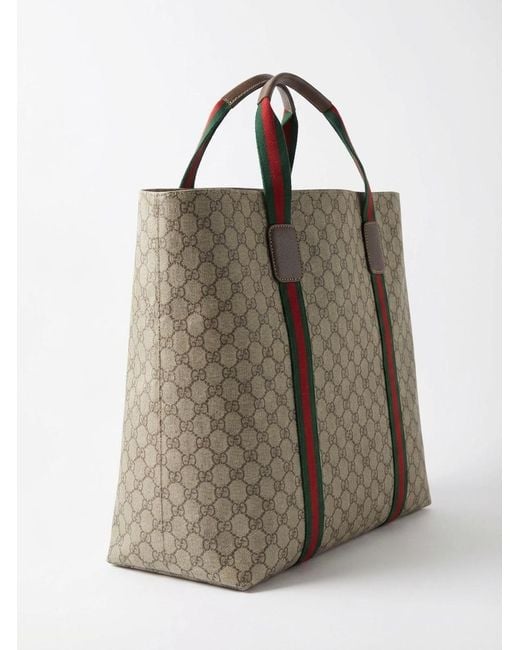 Gucci Brown Gg Tender Medium Tote Bag for men