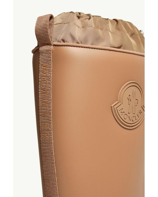 Moncler White Kickstream High Rain Boots
