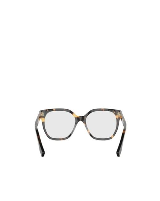 Fendi White Eyewear Square Frame Glasses