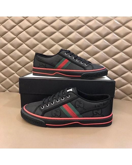 Gucci Black Off The Grid Gg Tennis 1977 Sneakers