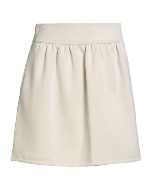 Max Mara Natural Solid A-Line Skirt