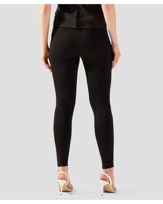 ARMANI EXCHANGE Black Elastic Waist Leggings