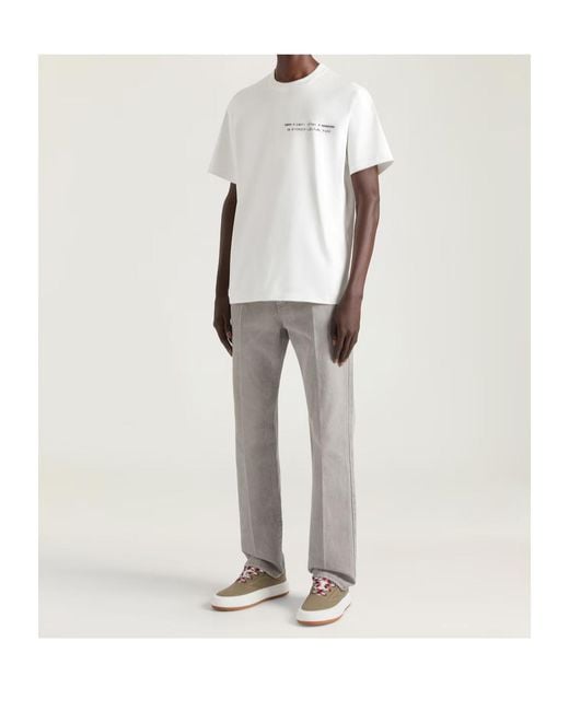 Givenchy White Round Neck T-Shirt for men