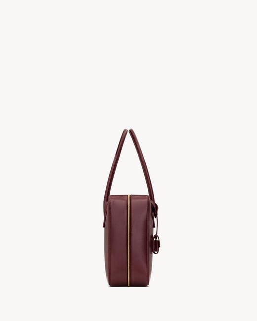 Saint Laurent Red Sac De Jour Bauletto Bag