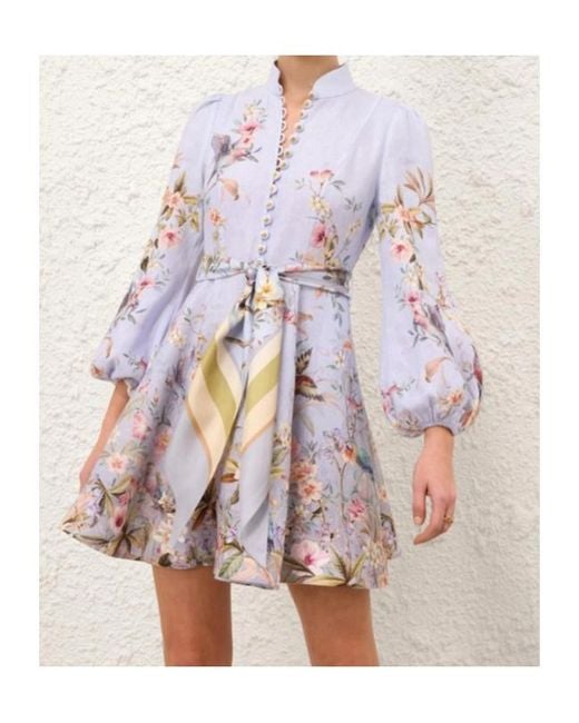 Zimmermann Multicolor Short Dresses