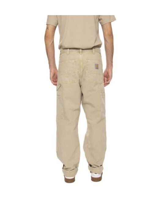 Carhartt Natural Double Knee Canvas Work Pants for men