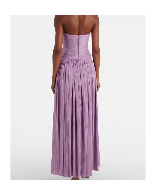 Jonathan Simkhai Purple Off Shoulder Dress