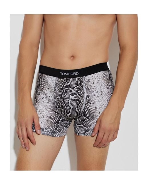 Tom Ford Gray Boxer Briefs for men