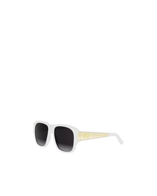 Dior White Full Frame Sunglasses