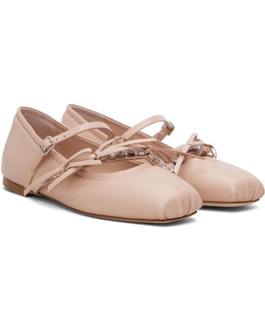 Jimmy Choo Pink Loli Ballet Flats