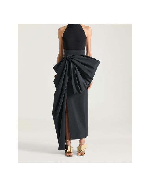 Givenchy Black Bow-Detailed Maxi Skirt