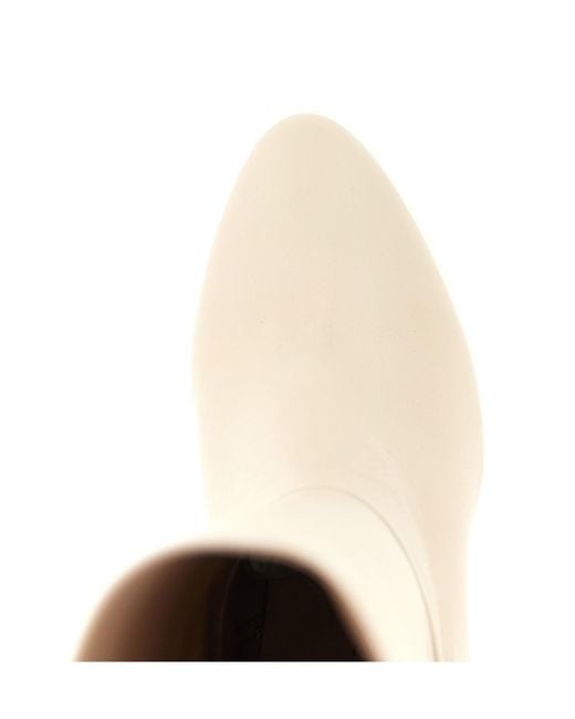 Stuart Weitzman White 'Madison' Boots
