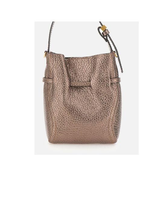 Gianni Chiarini Brown Sienna Small Bucket Bag