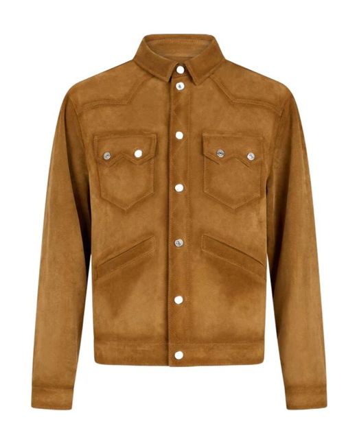 DSquared² Brown Boxy Shirt for men