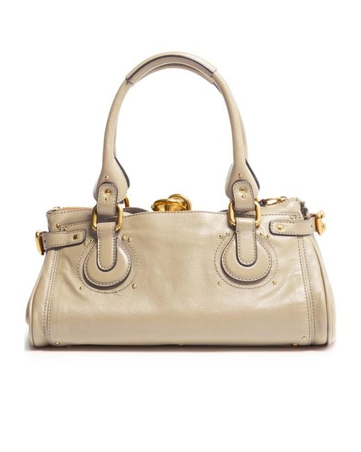 Chloé Natural Paddington Small Handbag