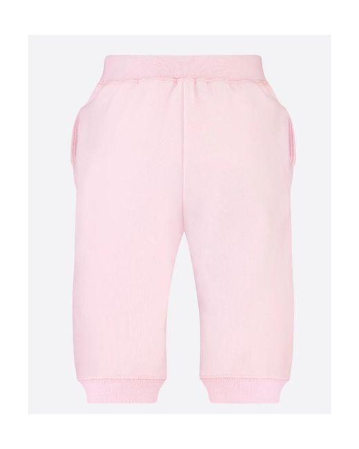 Dior Pink Logo Sweatpants