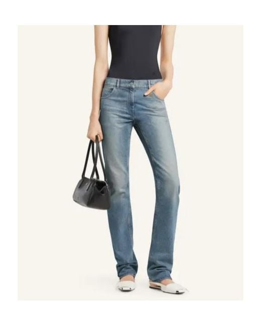 Courreges Blue Courrèges Straight-Leg Jeans