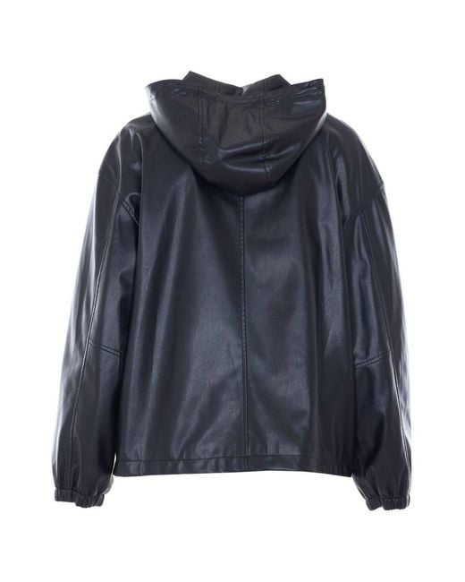 DUNST Blue Zip-Up Hooded Jacket for men
