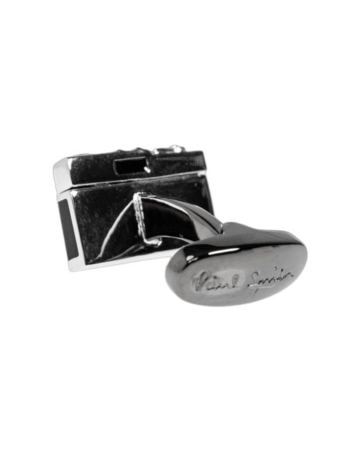Paul Smith White Camera Motif Cufflinks for men