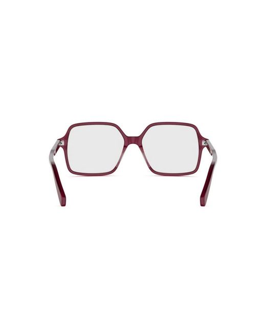 Céline White Full Frame Plain Mirror