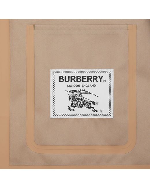 Burberry Natural Belted Gabardine Trench Coat