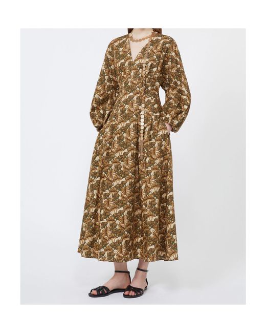 Max Mara Natural Long Sleeve Dress
