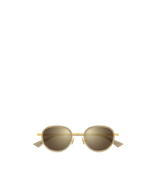 Bottega Veneta Multicolor Eyewear Oval Frame Sunglasses for men
