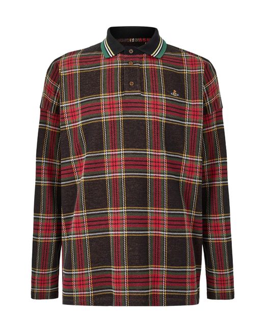 Vivienne Westwood Red Ls Tart Polo Sn53 for men