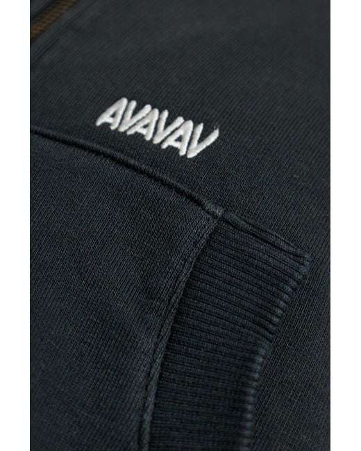 AVAVAV Blue Hooded Zip Knitwear