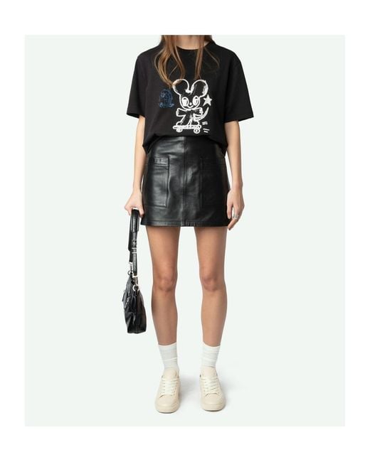 Zadig & Voltaire White Round-Head Casual Shoes