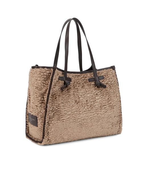 Gianni Chiarini Natural Double-Handle Tote Bag