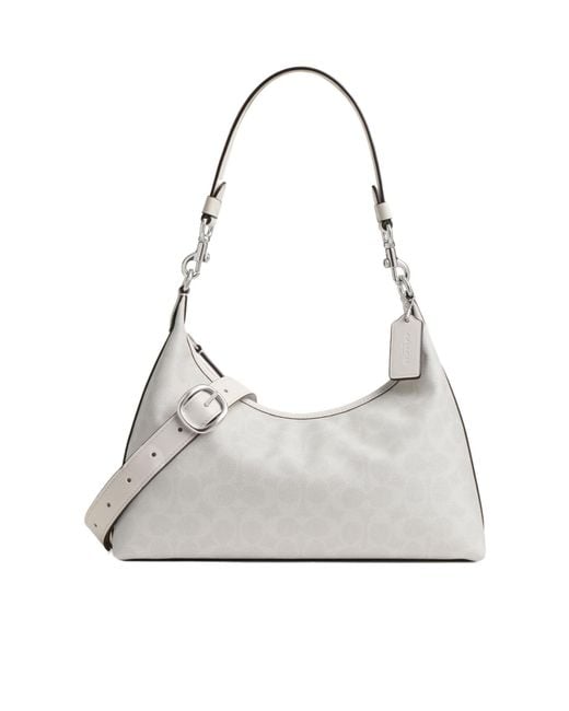COACH Gray Juliet Shoulder Bag