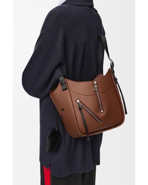 Loewe Brown Hammock Flip Shoulder Bag