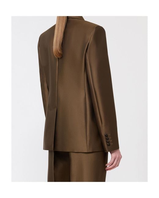 Max Mara Green Studio Mstpeccati Double-Breasted Tailored Blazer