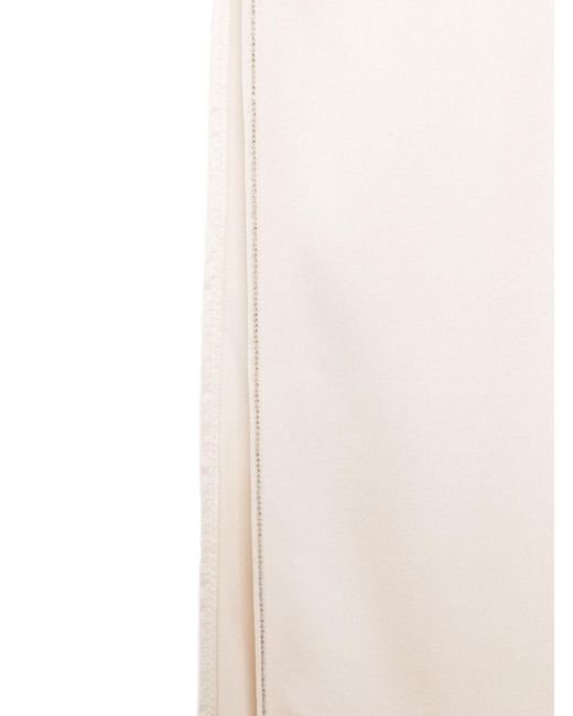 Peserico White Solid Color Scarf