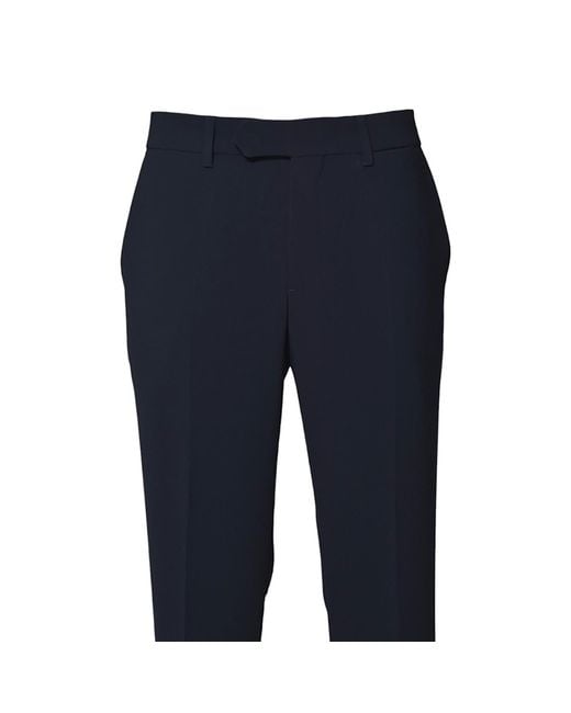 Aspesi Blue Straight Leg Tailored Trousers