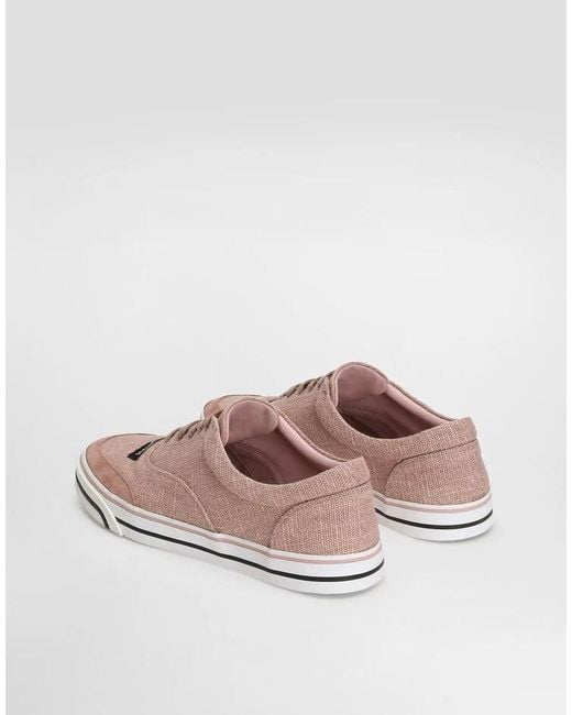 Dolce & Gabbana Pink Dg Sailing Sneakers for men