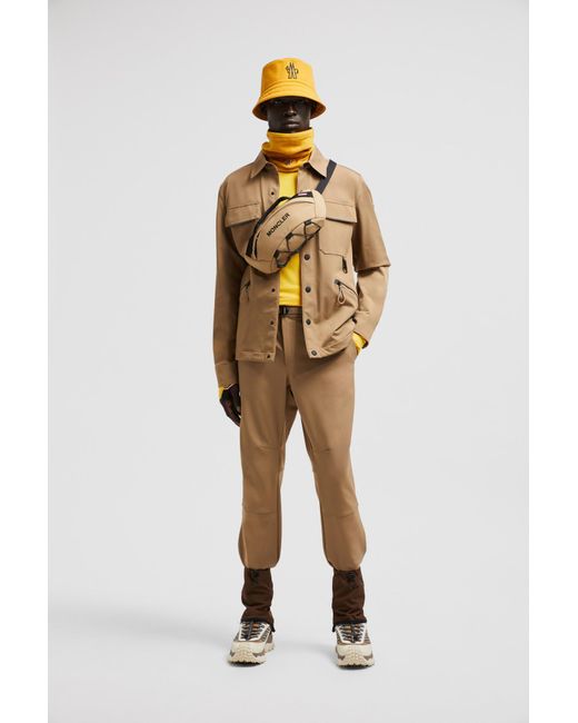 Moncler Natural Twill Trousers for men