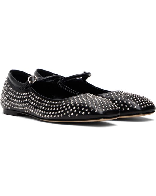 Aeyde Black Uma Ballet Flats